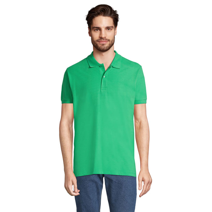 PERFECT MEN Jarná zeleň – pERFECT MEN Polo 180g s potlačou | Predmety.sk