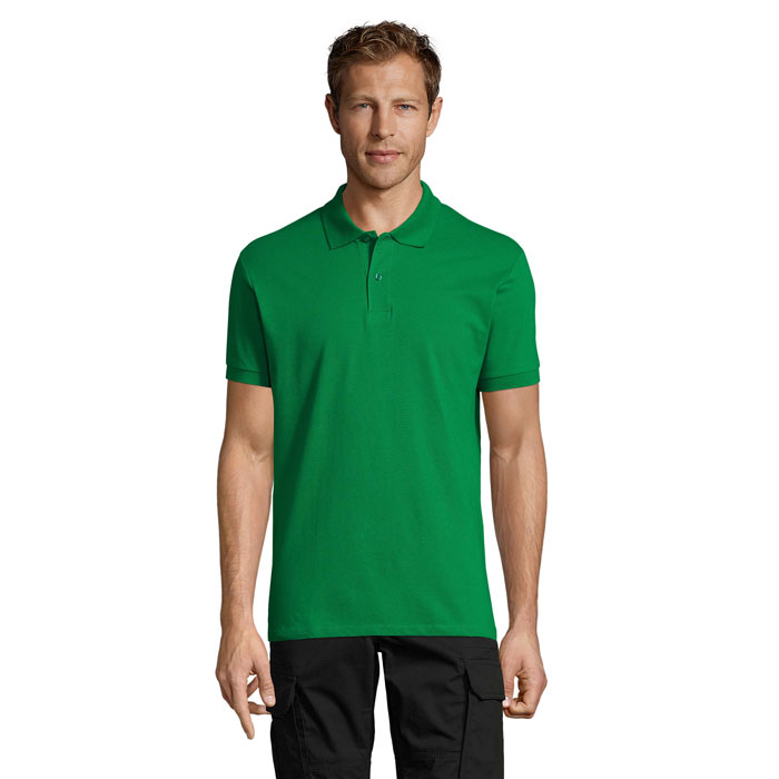 PERFECT MEN Kelly Green – pERFECT MEN Polo 180g s potlačou | Predmety.sk
