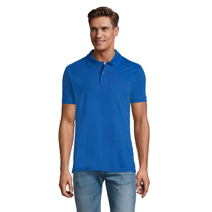 PERFECT MEN Kráľovská modrá – pERFECT MEN Polo 180g s potlačou | Predmety.sk