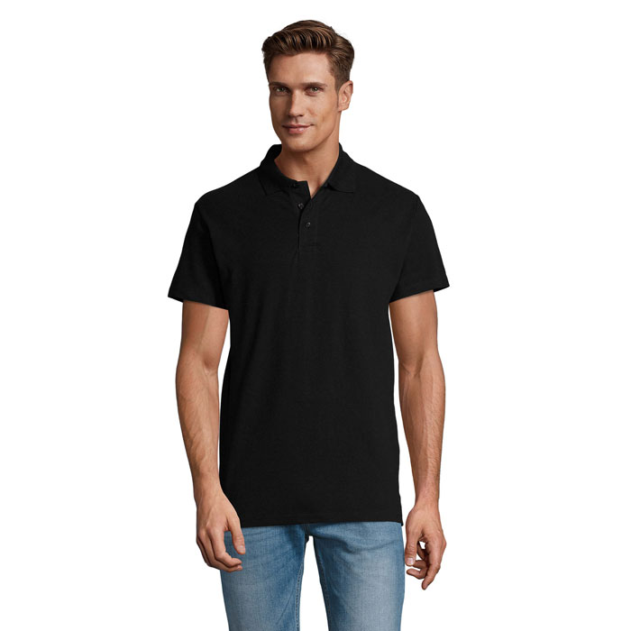 JAR II Čierna – sPRING II MEN Polo 210g s potlačou | Predmety.sk
