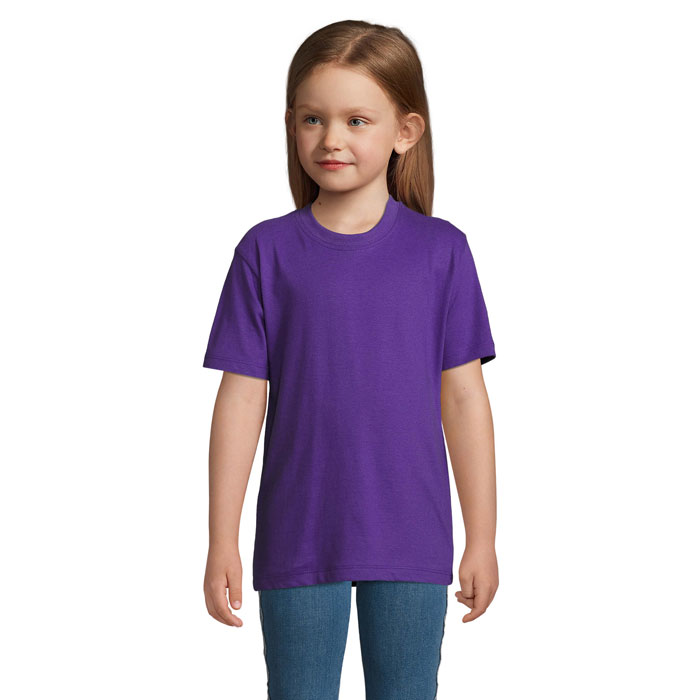 IMPERIAL KIDS Tmavo fialová – iMPERIAL CHILDREN'S SHIRT 190g s potlačou | Predmety.sk