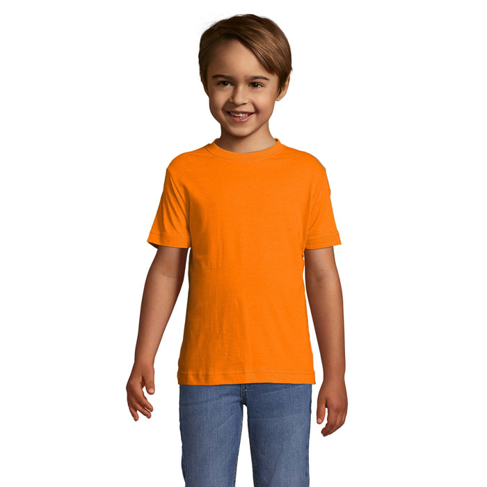 REGENT KIDS Oranžová – detské tričko REGENT 150g s potlačou | Predmety.sk