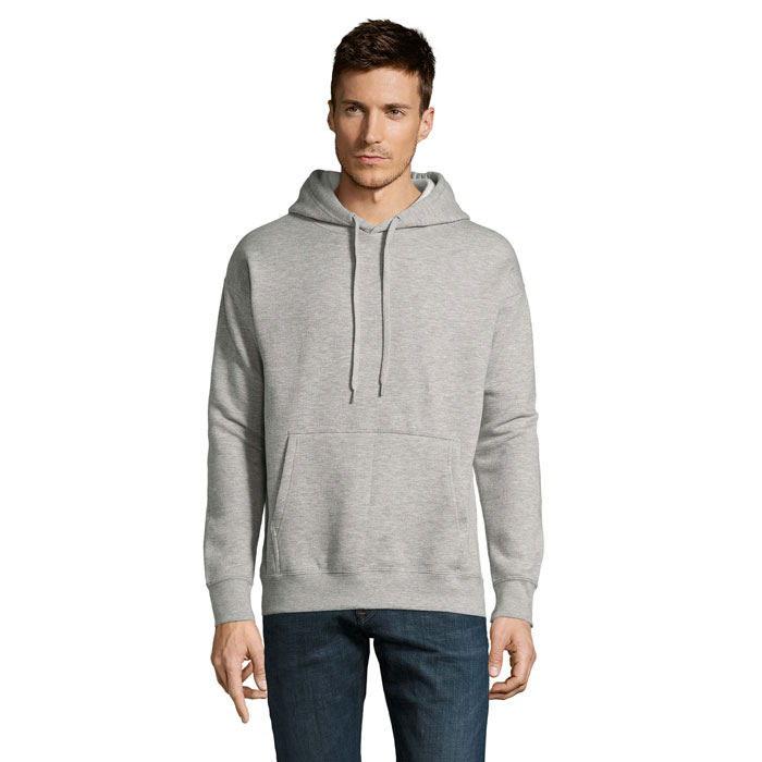 SLAM Grey Melier – unisex mikina s kapucňou SLAM s potlačou | Predmety.sk