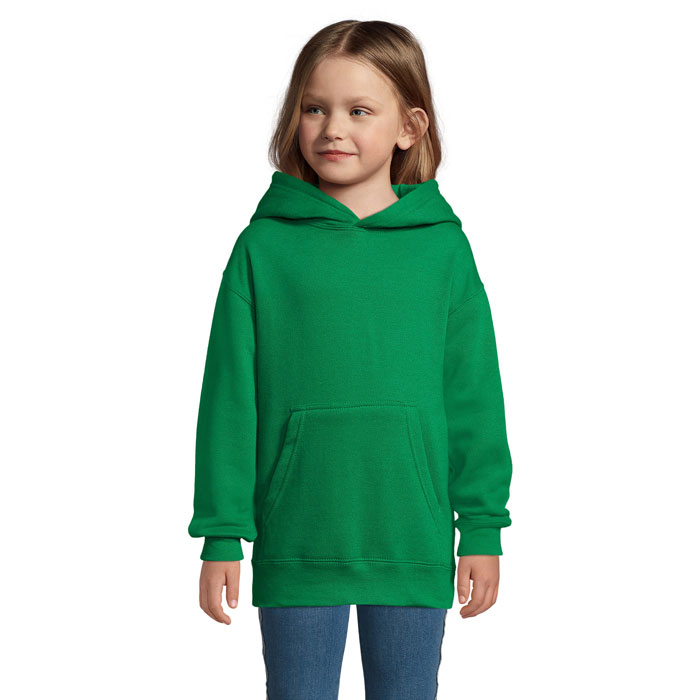 SLAM KIDS Kelly Green – mikina SLAM KIDS s kapucňou s potlačou | Predmety.sk