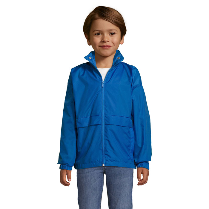 SURF KIDS Kráľovská modrá – sURF KIDS WINDBREAKER 210g s potlačou | Predmety.sk