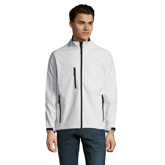 RELAX Biela – rELAX MEN'S SS BUNDA 340g s potlačou | Predmety.sk